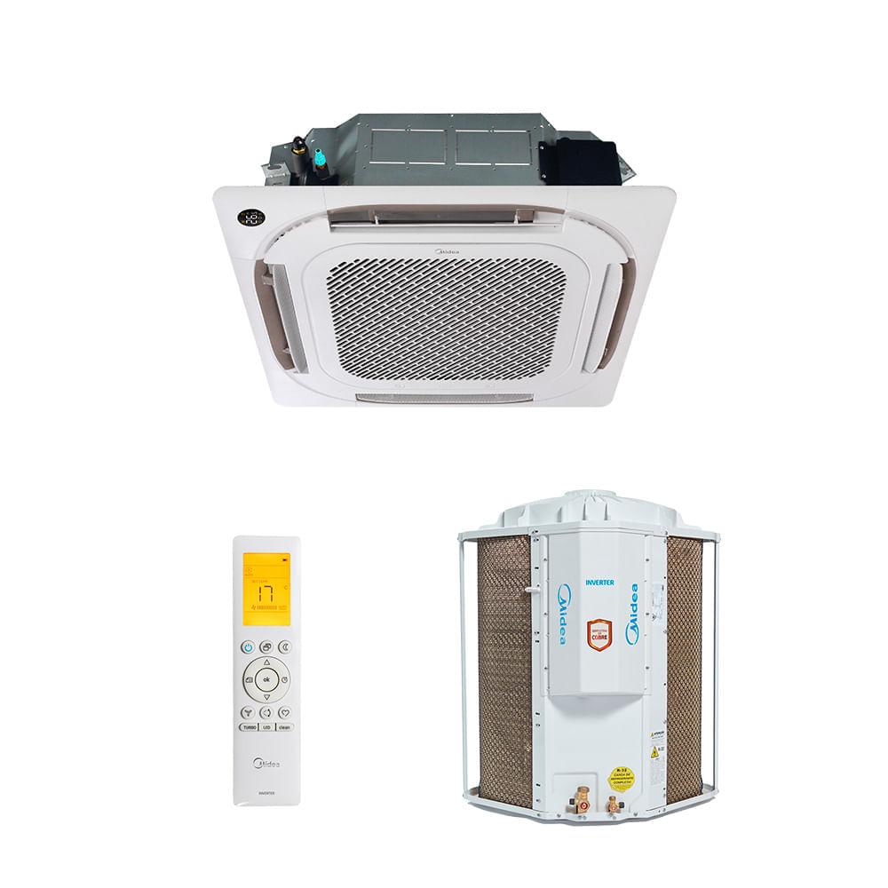 Ar Condicionado Split Cassete Inverter 4 Vias Wi-Fi Midea 60.000 Btus Frio 220v R-32 - 1