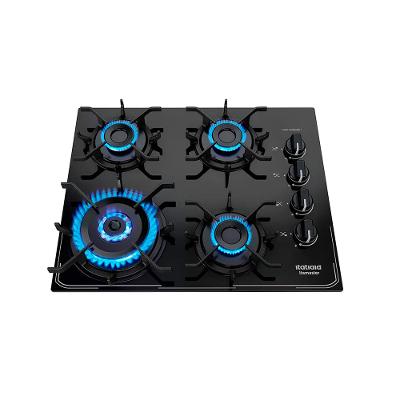 Cooktop a Gás Itatiaia Itamaster 4 Bocas Tripla Chama Preto Bivolt