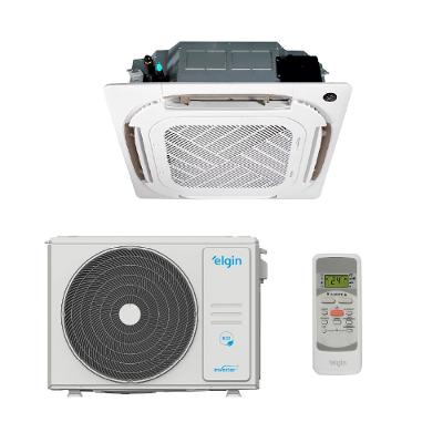 Ar Condicionado Split Cassete 4 Vias Elgin Eco Inverter 18.000 Btus Quente Frio 220V R-32