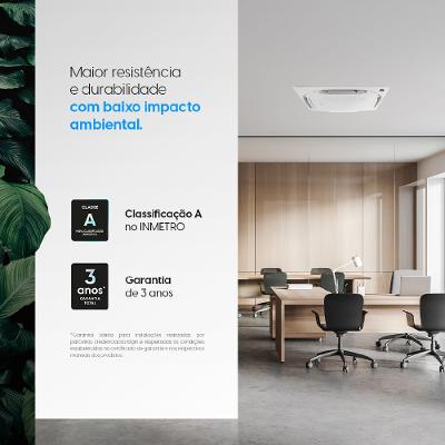 Ar Condicionado Split Cassete 4 Vias Elgin Eco Inverter 18.000 Btus Quente Frio 220V