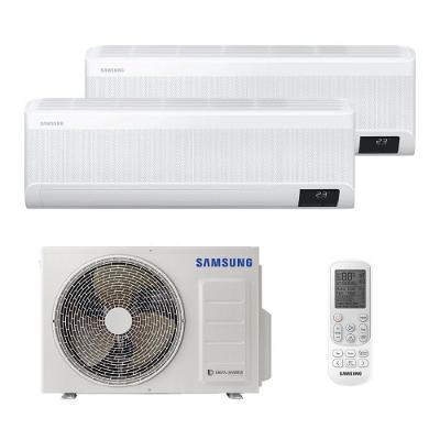 Ar Condicionado Bi Split Inverter Samsung WindFree 18.000 Btus (Hi Wall 12.000 BTUs + Hi Wall 12.000 BTUs) Quente e Frio 220V