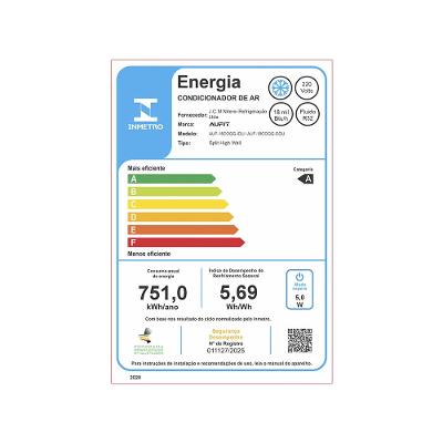 Ar Condicionado Split Hi Wall Inverter Aufit 18.000 Btus Frio 220v R-32