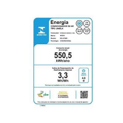 Ar Condicionado de Janela Midea 10.000 Btus Frio Mecânico 220v R32-2