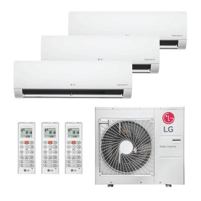 Ar Condicionado Multi Split Inverter LG 30.000 Btus (Hi Wall 9.000 + Hi Wall 12.000 + Hi Wall 18.000) Quente e Frio 220V R-32