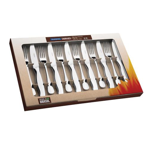 Faqueiro para Churrasco Tramontina em Aço Inox 66928635 – 12 Peças