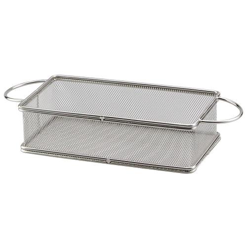 Cesta Retangular Dynasty Fry em Aço Inox - Prata