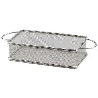 Cesta Retangular Dynasty Fry em Aço Inox - Prata - 1