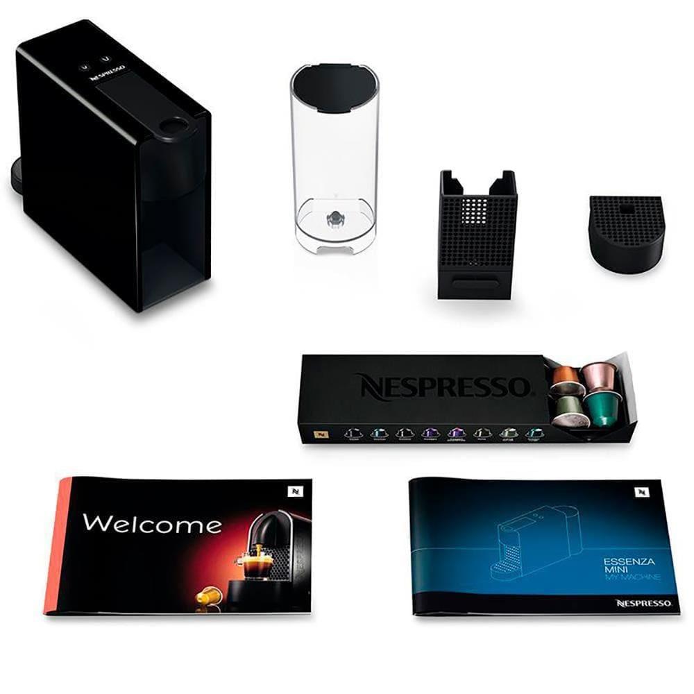 Cafeteira Nespresso Essenza Mini C30 com Kit de Cápsulas para Degustação - Preta - 16
