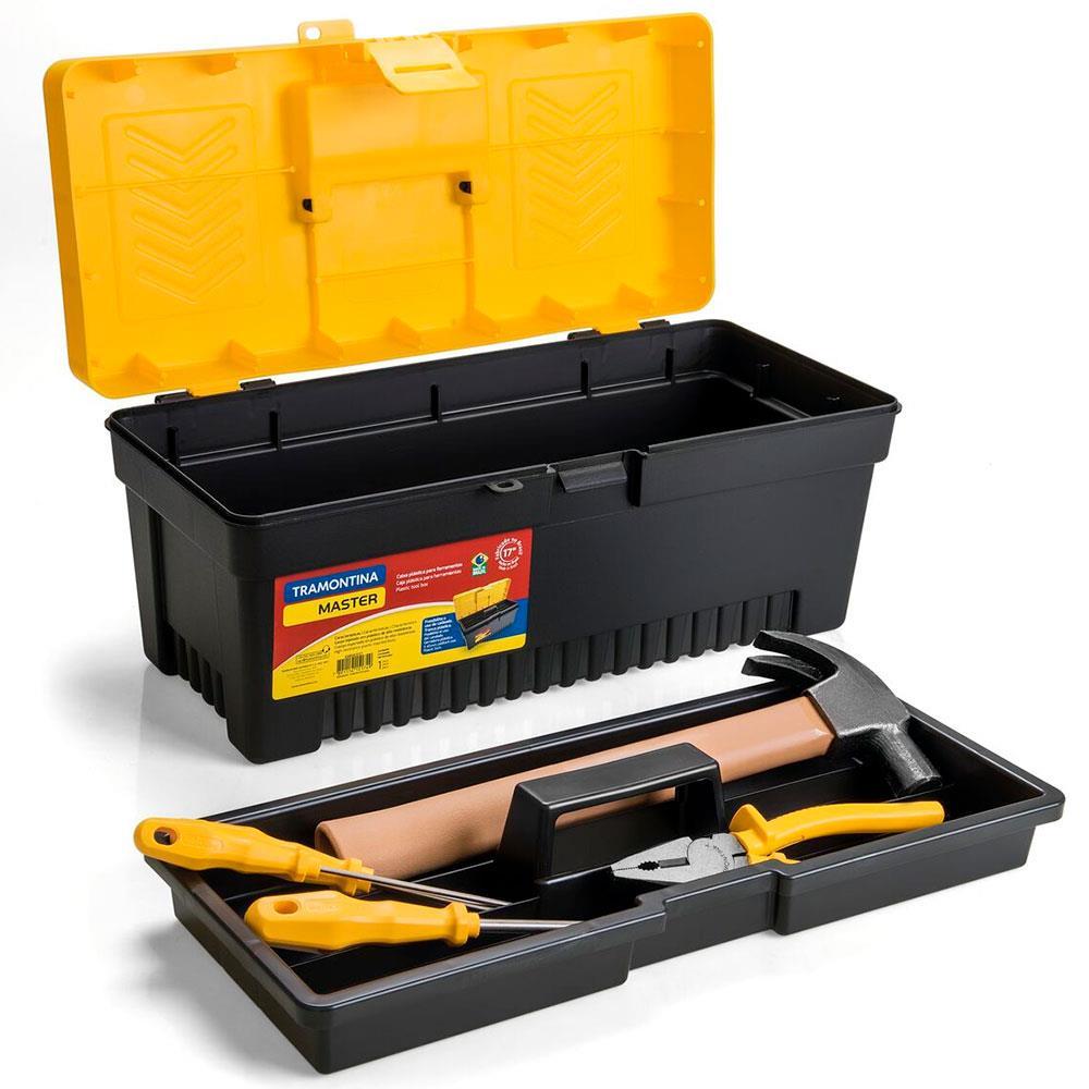 Caixa Plástica para Ferramentas Tramontina - 17 Polegadas - 4