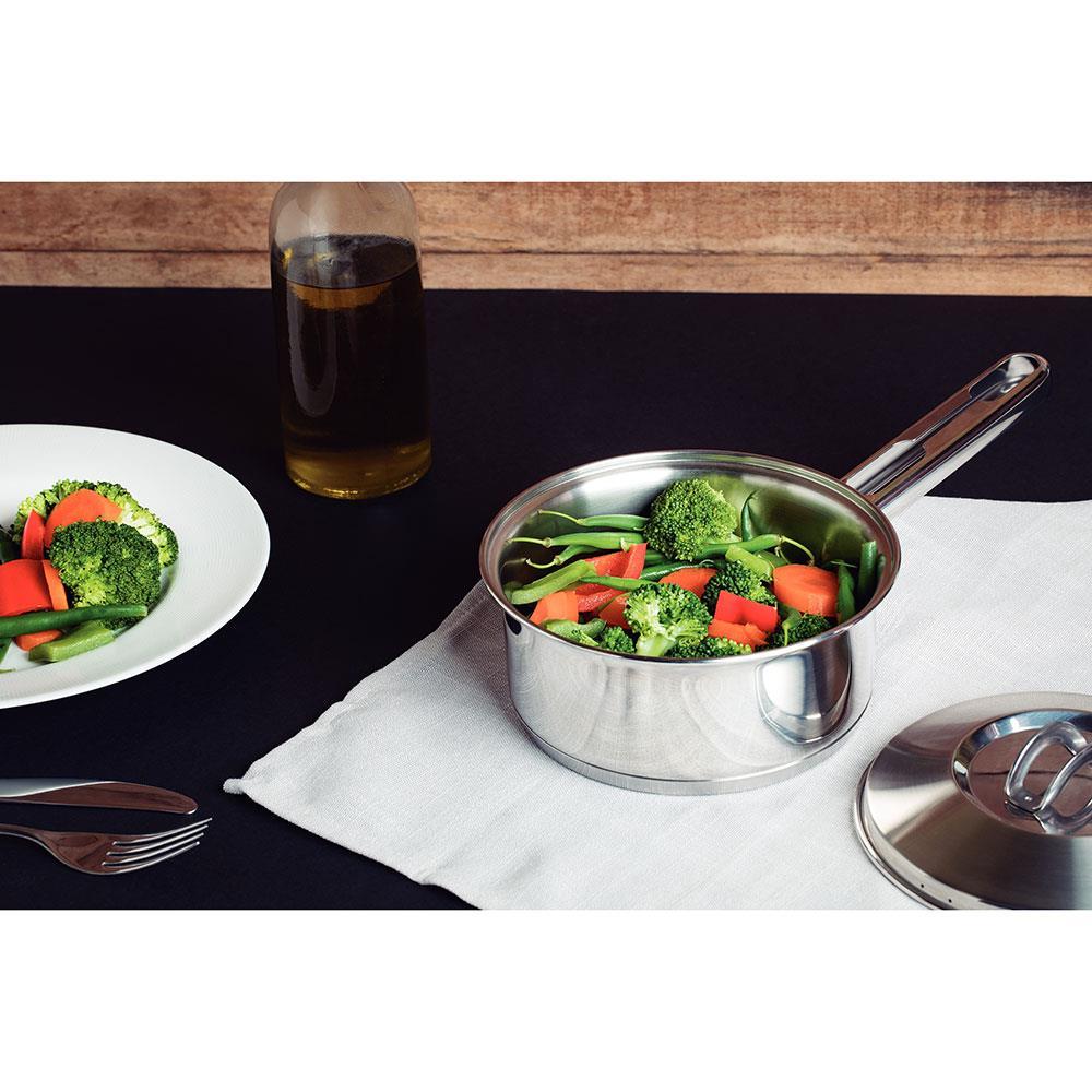 Conjunto de Panelas 5 Peças Tramontina Solar em Aço Inox com Fundo Triplo e Tampas com Saída de Vapor - 3