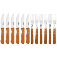 Conjunto para Churrasco Tramontina Dynamic em Aço Inox e Madeira – 12 Peças - 2