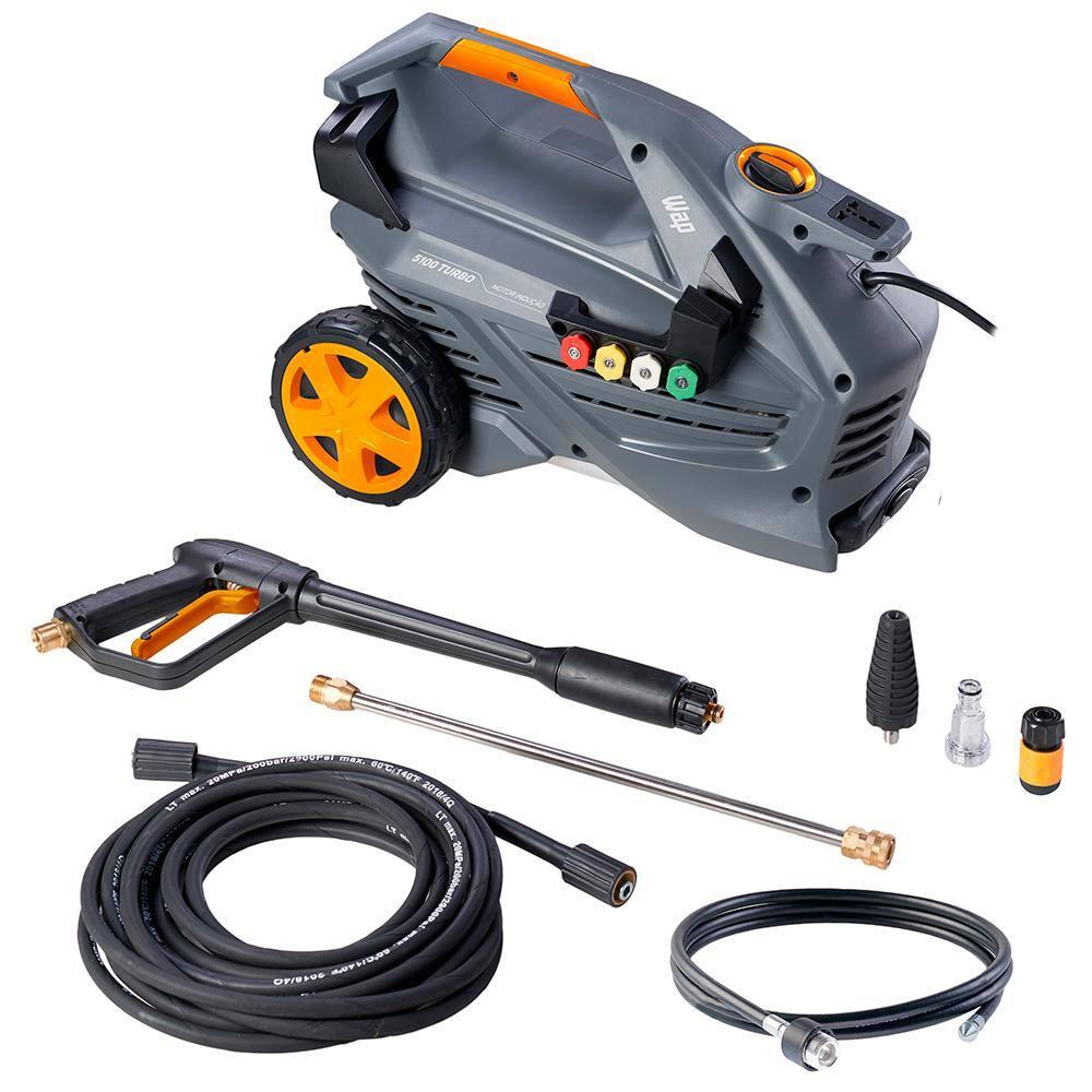 Desobstruidora Lavadora de Alta Pressão WAP 5100 Turbo Ultra 2.300psi com Mangueira Desentupidora e Cabo Elétrico 5 Metros - 9