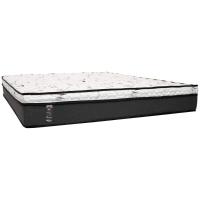 Colchão Queen Size Castor New Alfa One com Molejo Tecnopedic, Euro Pillow e Revestimento em Malha 24x158x198cm - Cinza/Branco - 1