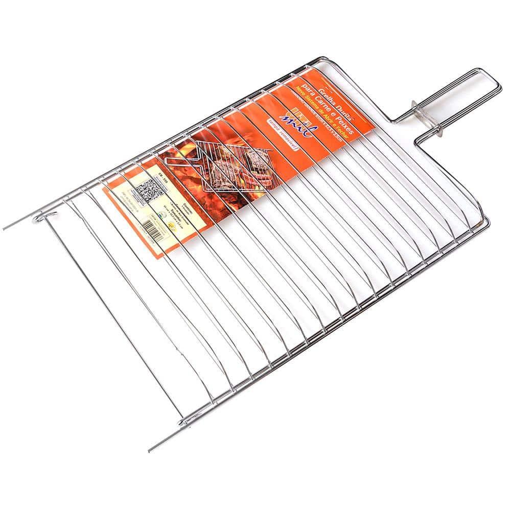 Grelha Dupla para Peixe Grande Utimil - 65cm - 1