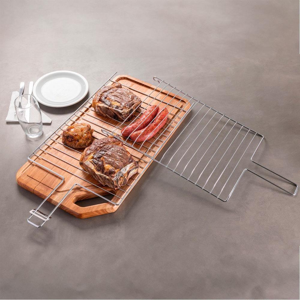 Grelha Dupla para Peixe Grande Utimil - 65cm - 2
