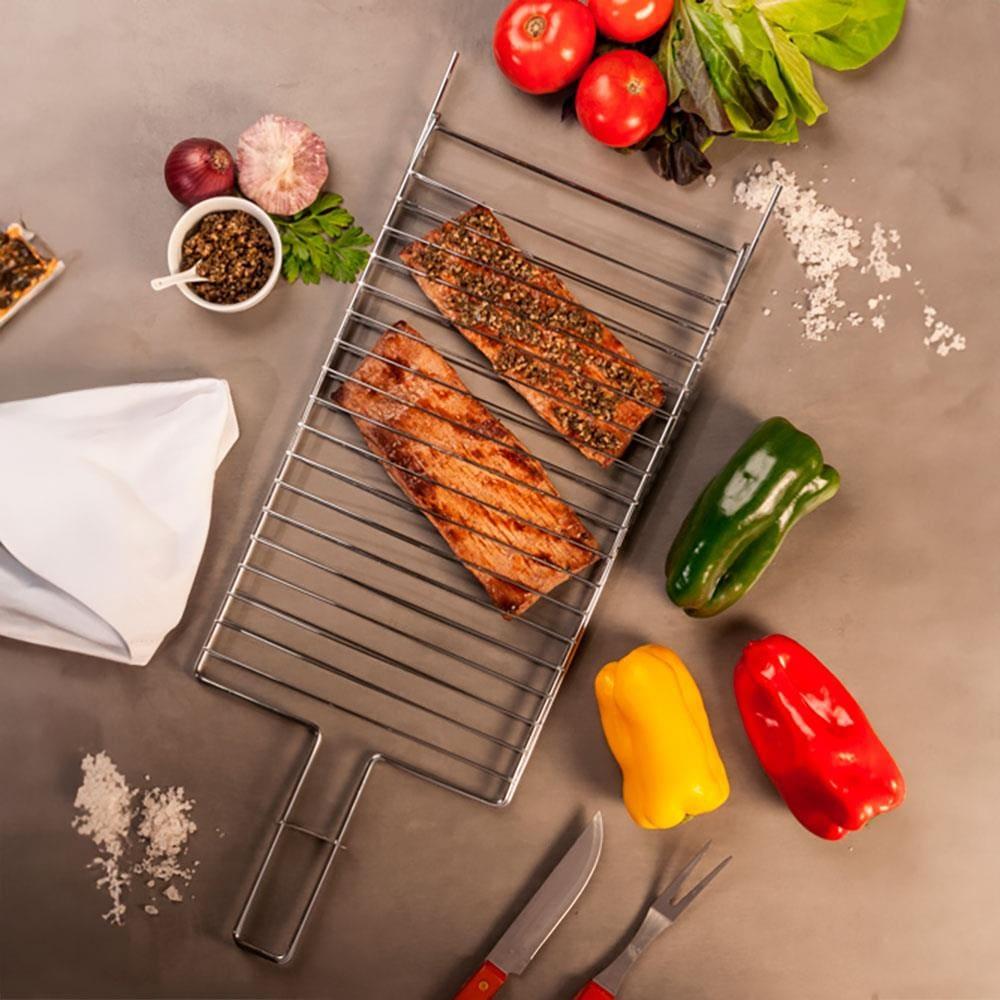 Grelha Dupla para Peixe Grande Utimil - 65cm - 3