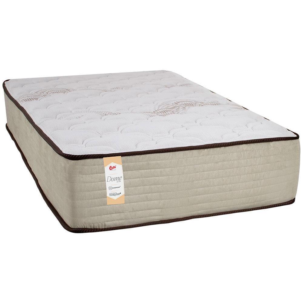 Colchão de Solteiro Castor Dome One com Molejo Tecnopedic e Revestimento em Malha 27x88x188cm - Bege - 1