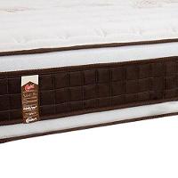 Colchão King Size Castor Sellect P Double com Molejo Tecnopedic, Euro Pillow e Revestimento em Malha 34x193x203cm - Marrom/Bege - 4