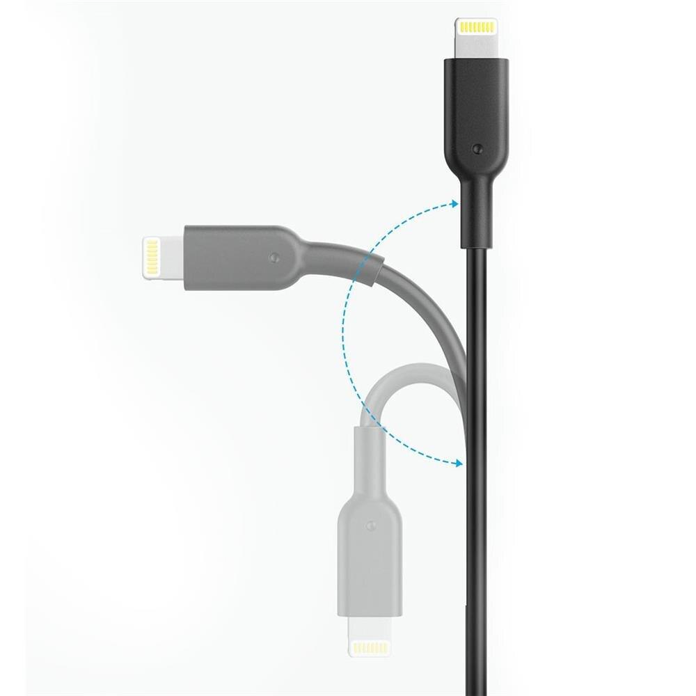Cabo Anker Powerline II Lightning 1,8 metros - Preto - 2