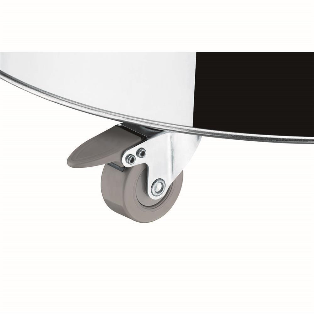 Lixeira Brinox com Pedal Abre e Fecha Decorline em Aço Inox - 110 L - 2