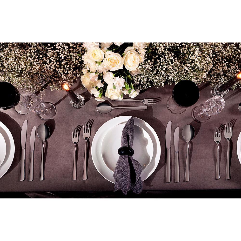 Conjunto com 6 Pratos Rasos Tramontina Leonora em Porcelana 25 cm - Branco - 6