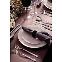 Conjunto com 6 Pratos Rasos Tramontina Leonora em Porcelana 25 cm - Branco