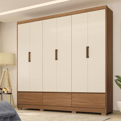 Guarda-Roupa Casal Demóbile Delucca com 6 Portas e 3 Gavetas - 233 cm de Largura