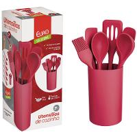 Conjunto de Utensílios Euro Home com Suporte em Silicone e Nylon – 7 Peças - 3