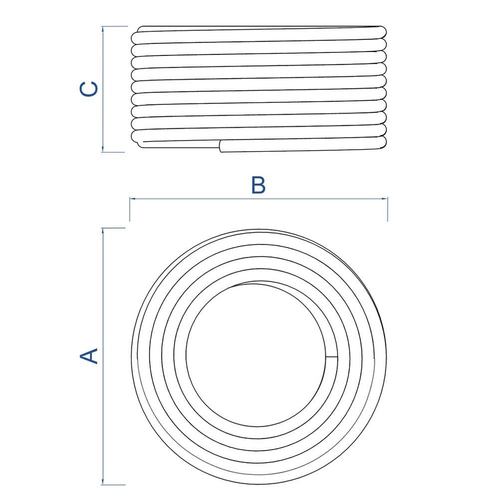 Mangueira Tramontina Flex de 1/2" para Jardim com Engates Rápidos e Esguicho - 20m - Gelo - 2