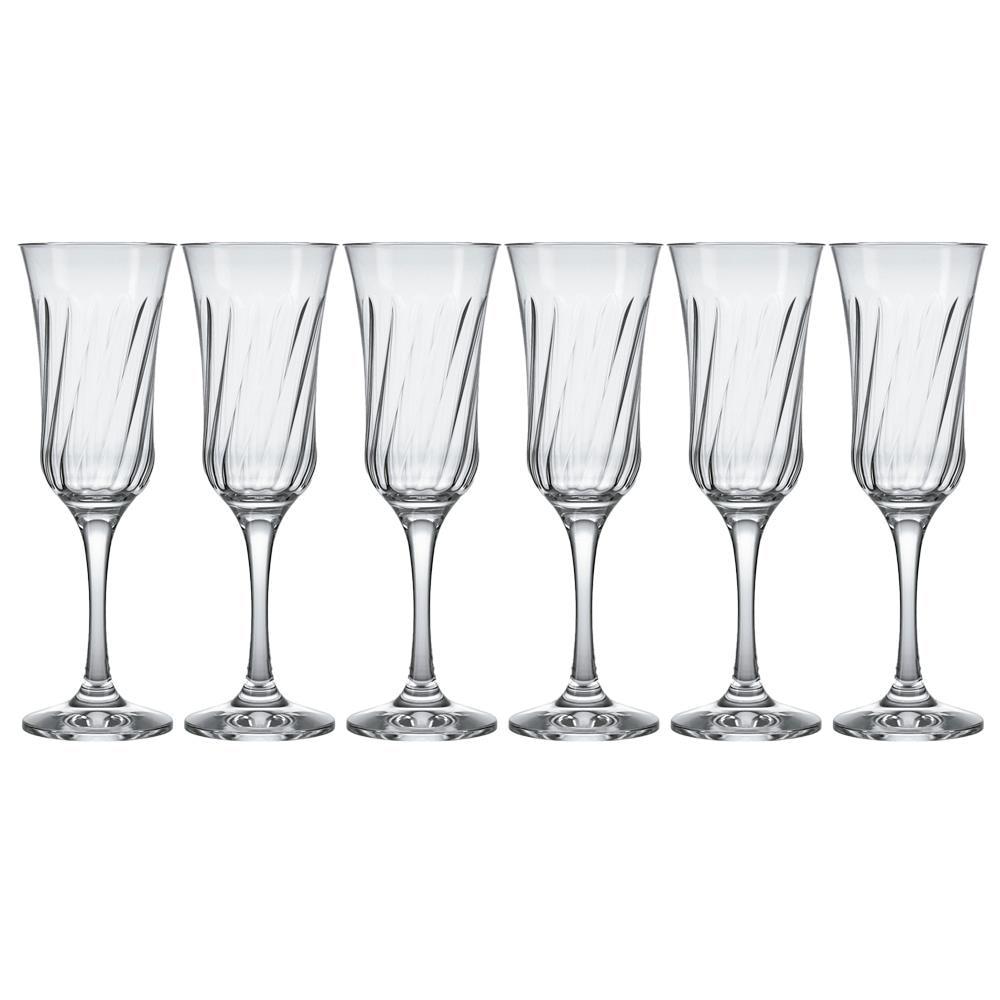 Conjunto de Taças para Champanhe Nadir Lírio 195 ml – 6 Peças - 1