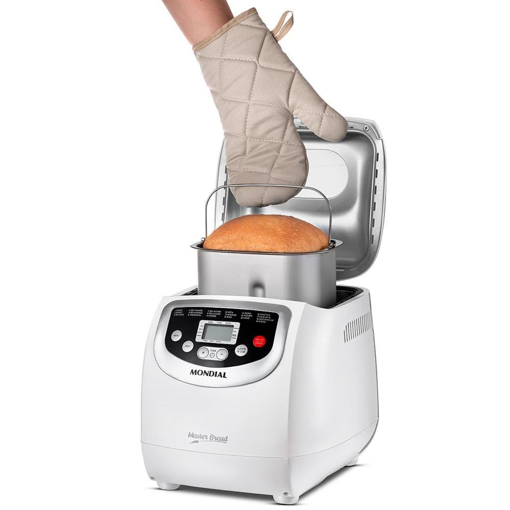 Panificadora Automática Mondial Master Bread NPF-54 com 19 Funções Pré-programadas - Branca - 4