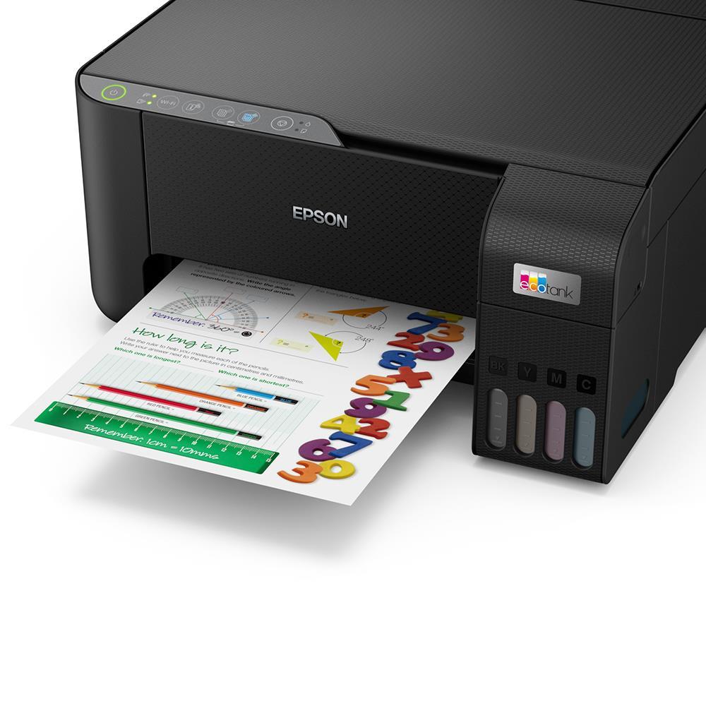Impressora Multifuncional Tanque de Tinta Epson EcoTank L3250 Wireless Bivolt Preta - 3