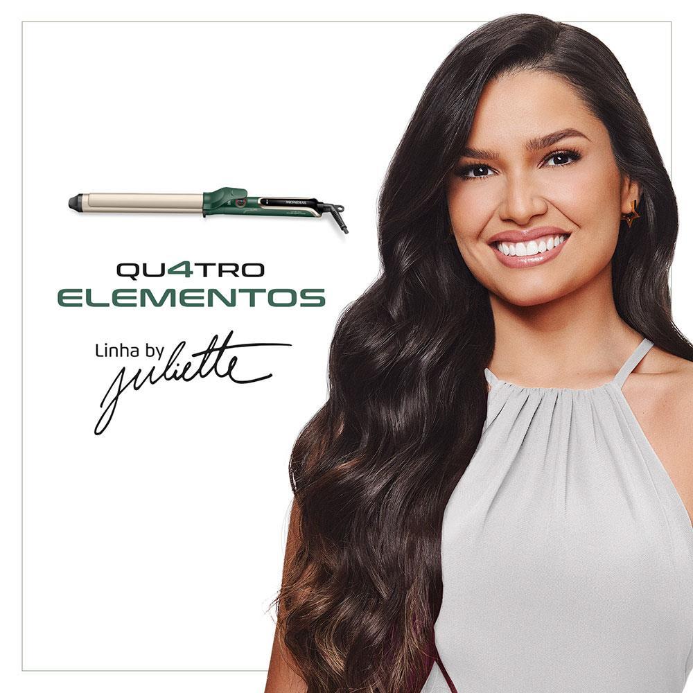 Modelador de Cachos Mondial by Juliette MC-Ju-02 com Cabo Giratório 220°C Bivolt - Verde Oliva - 2