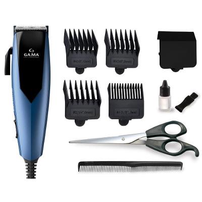 Máquina de Cortar Cabelo GA.MA Italy GM Master 4 Pentes - Preto e Azul