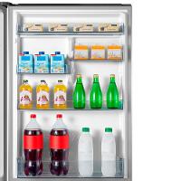 Geladeira Hisense Botton RB-52W Frost Free com Tecnologia Inverter, Portas Reversíveis e Painel Touch 397 L - Inox Look - 5