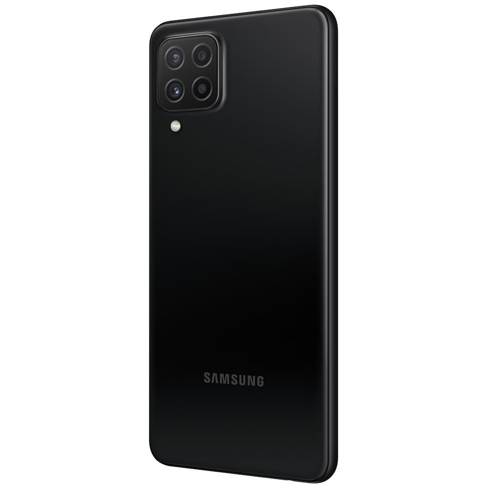 Smartphone Samsung Galaxy A22 Preto 128GB, 4GB RAM, Câmera Quádrupla Traseira, Tela Infinita de 6.4", Bateria de 5000mAh, Dual Chip e Octa Core - 7