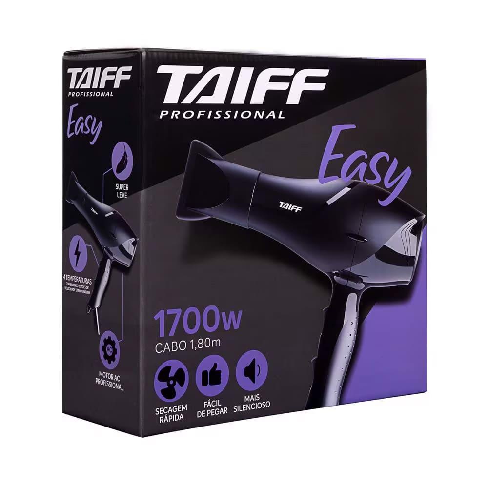 Secador de Cabelos Taiff Easy Motor AC Profissional 1700W – Preto - 4