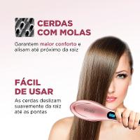 Escova Alisadora Mondial EA02 Golden Rose com Emissão de Íons e Cabo Giratório 230°C - Bivolt - 5