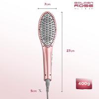 Escova Alisadora Mondial EA02 Golden Rose com Emissão de Íons e Cabo Giratório 230°C - Bivolt - 7