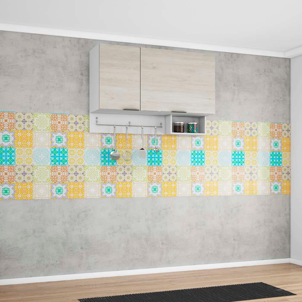 Cozinha Completa Bartira Rubi com 7 Portas e 5 Gavetas - 280cm de largura - 4