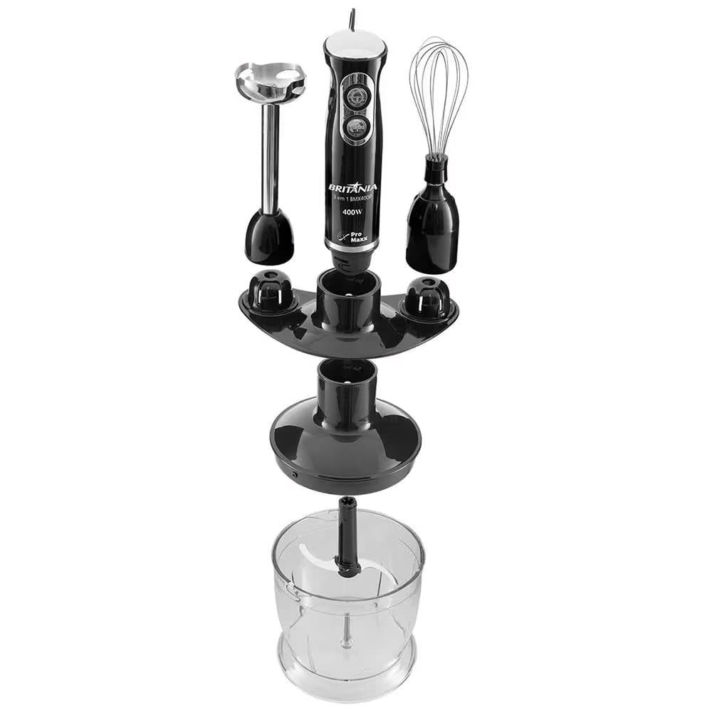 Mixer Britânia BMX400P 3 em 1 400W - Preto - 13