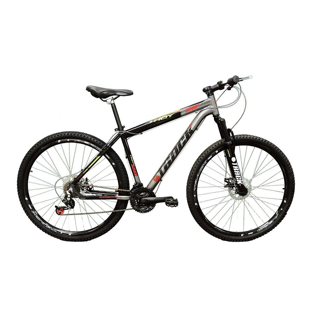 Bicicleta Track e Bikes Troy 29G Aro 29 Alumínio com 21 Marchas – Grafite/Preta - 1