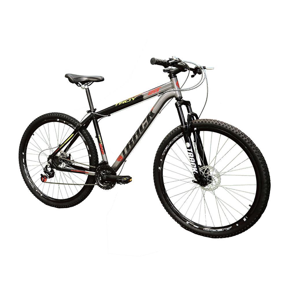Bicicleta Track e Bikes Troy 29G Aro 29 Alumínio com 21 Marchas – Grafite/Preta - 2