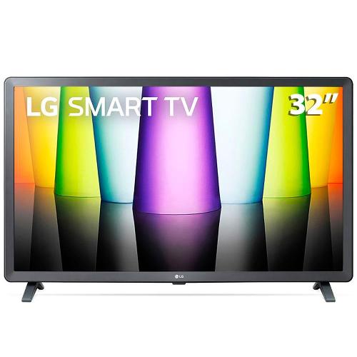 Smart TV 32" LG HD 32LQ620 com processador a5 Gen 5 AI, WebOS, ThinQ AI, Wi-Fi, Google Assistente e Alexa