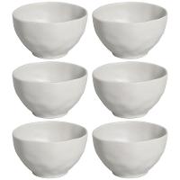 Conjunto de Bowls Porto Brasil Orgânico Vit em Stoneware Cinza 558 ml - 6 Peças - 1