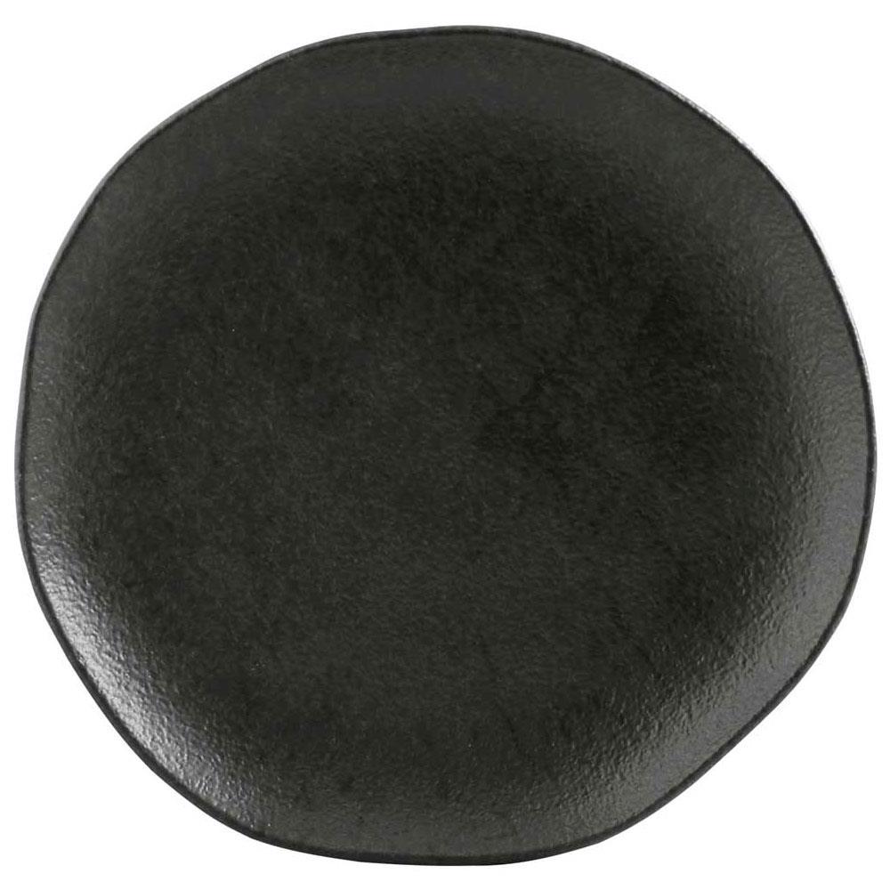 Conjunto com 6 Pratos de Sobremesa Porto Brasil Orgânico Carbon em Stoneware 19,1cm – Preto - 2