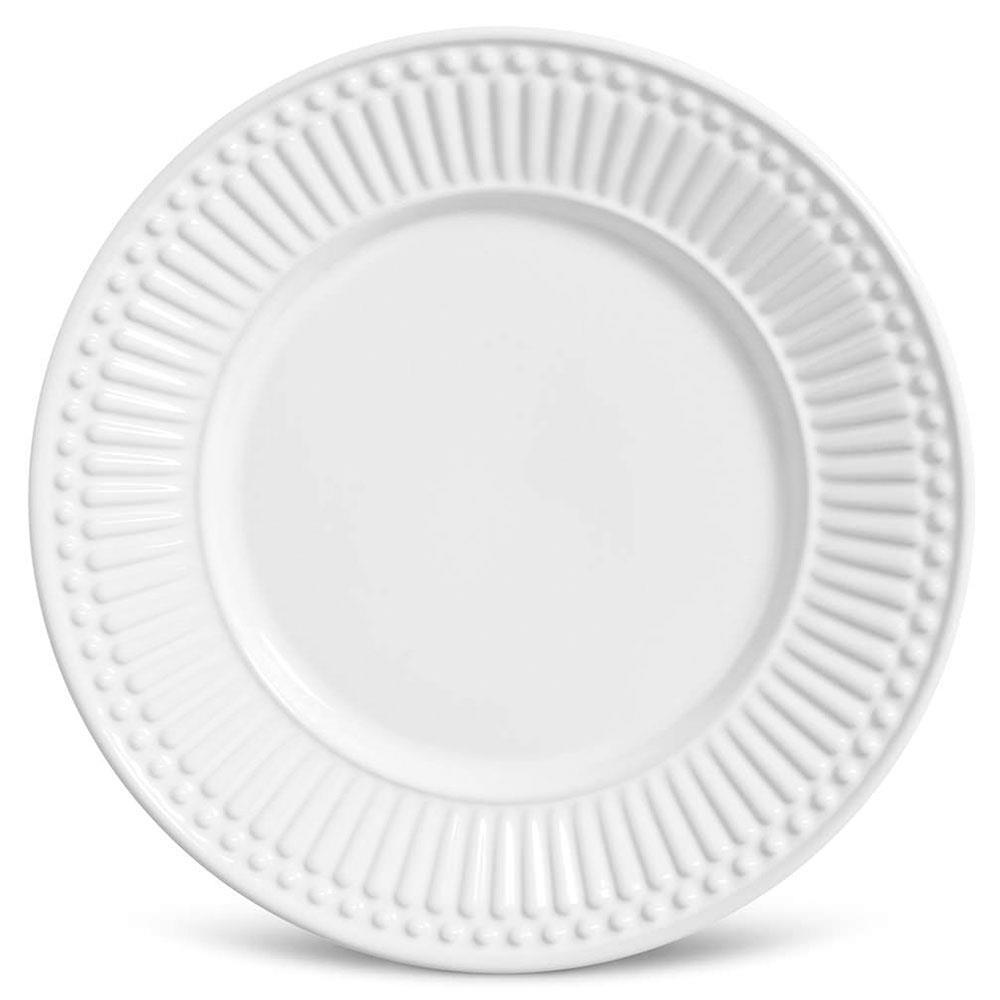 Aparelho de Jantar 18 Peças Porto Brasil Roma em Cerâmica Feldspática - Branco - 4