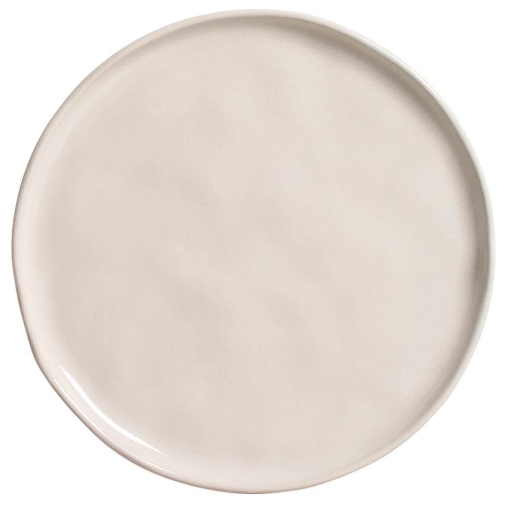 Conjunto com 6 Pratos de Sobremesa Porto Brasil Bio Clay em Stoneware 21,5cm – Areia - 2