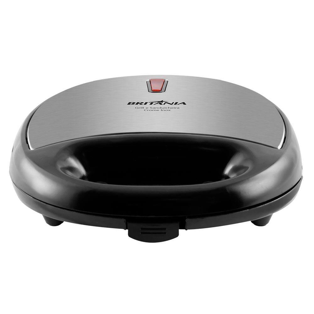 Grill e Sanduicheira Britânia Crome Inox - 6