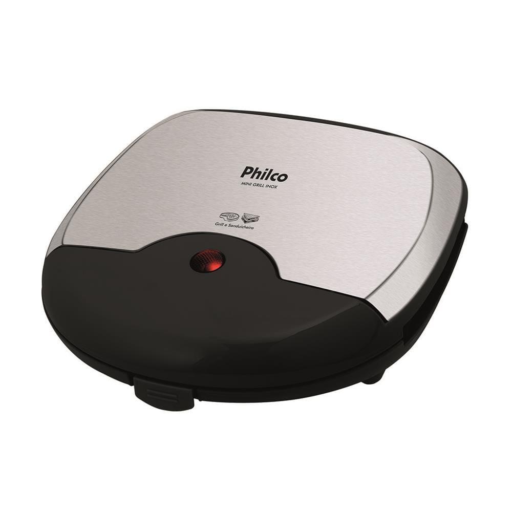 Mini Grill Philco - Inox/Preto - 1
